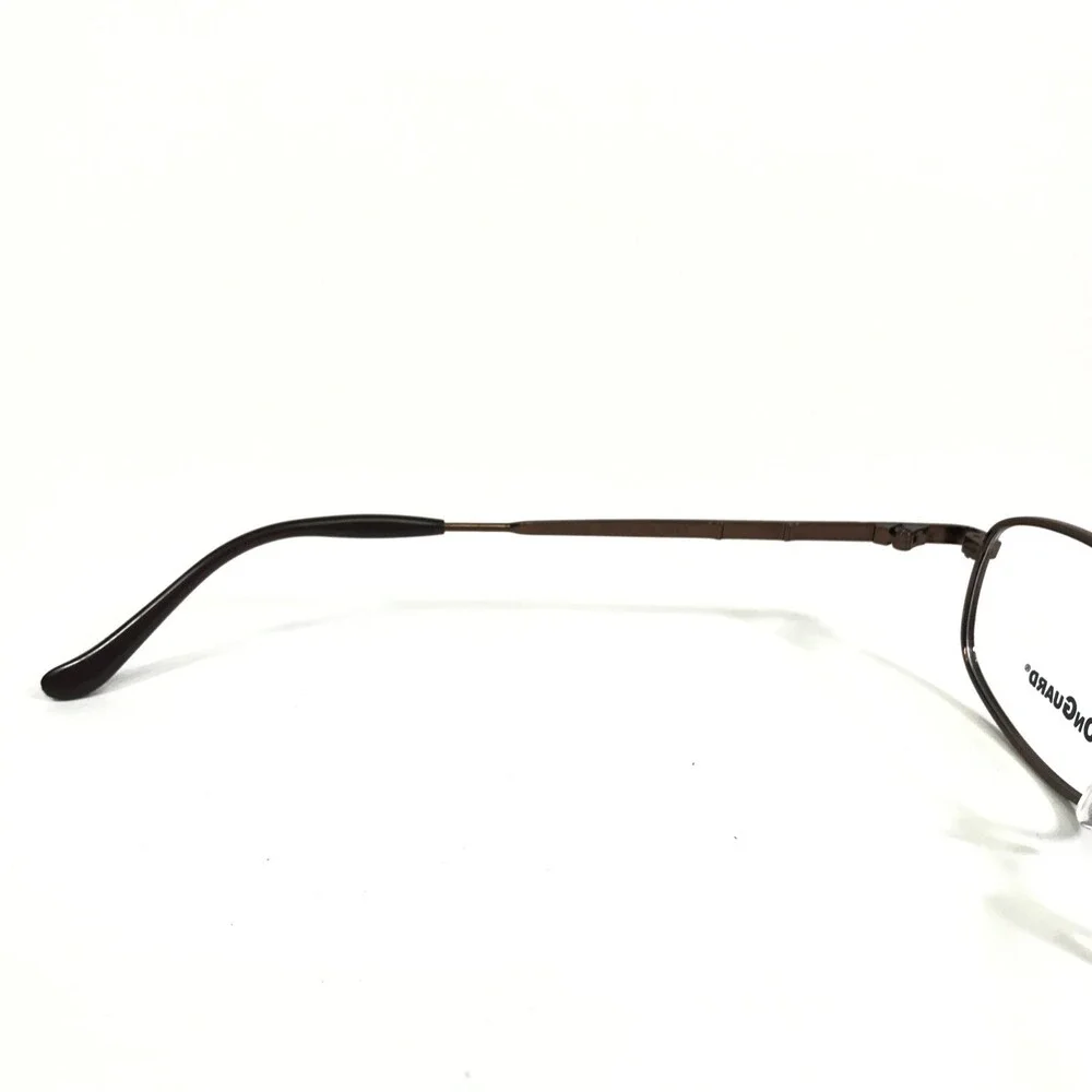 OnGuard Safety Eyeglasses Frames OG-113 Brown Round Full Rim Z87-2+ 51-18-135